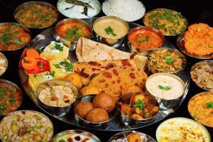 Indian food platter