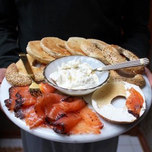 Bagels and smoked fish Bagels and smoked fish