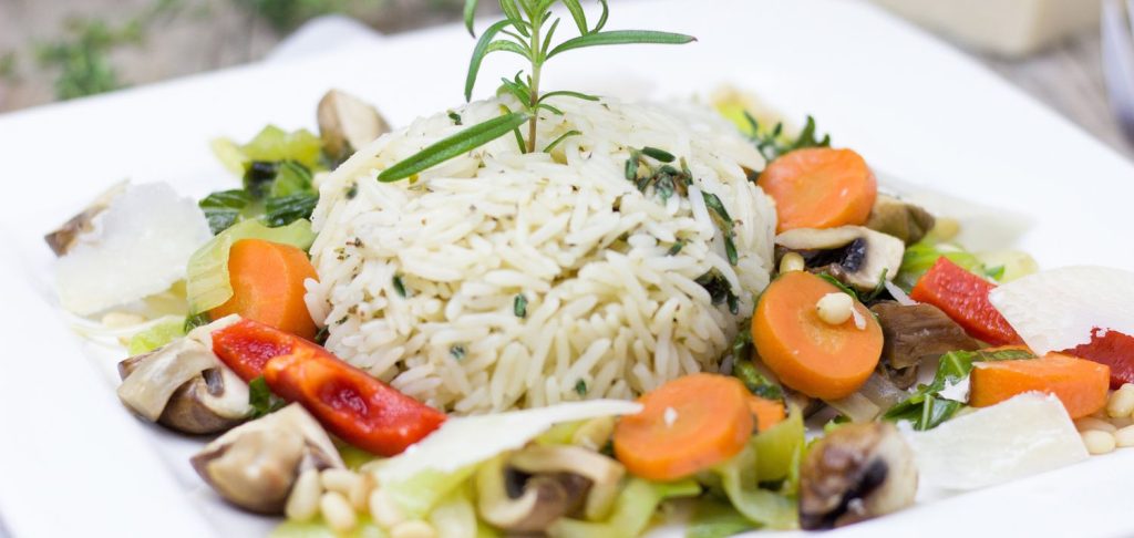 Rice with Roasted Vegetables Rice with Roasted Vegetables