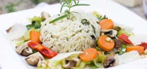 Rice with Roasted Vegetables Rice with Roasted Vegetables