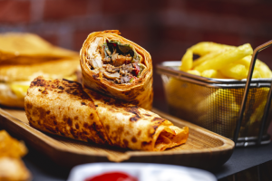 Chapli Paratha Rolls