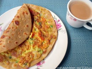 Paratha Omelette Chai