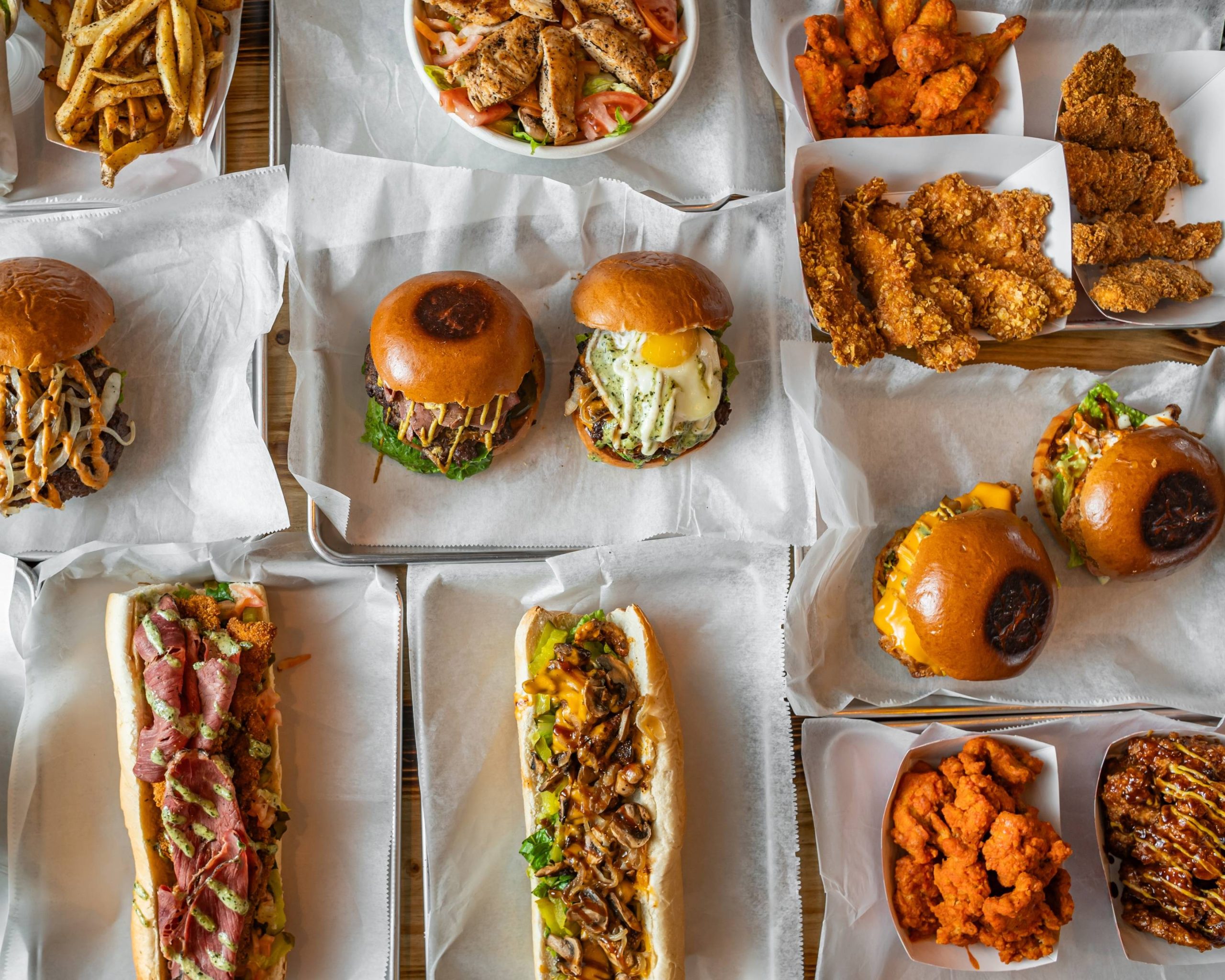Burger background Burger background