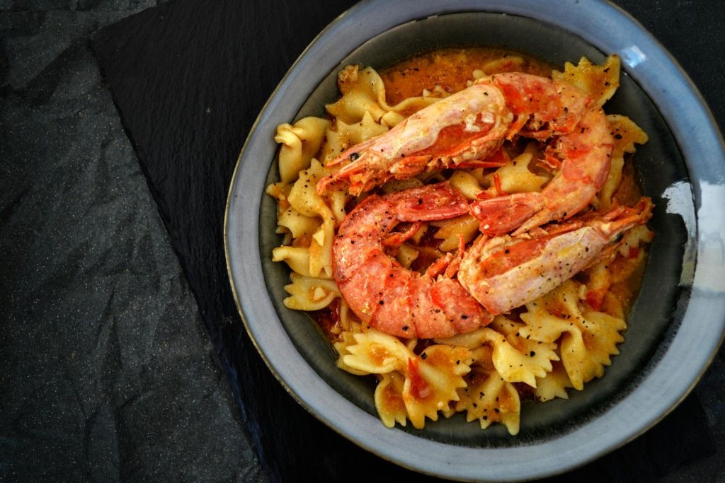 Shrimp Pasta Dish