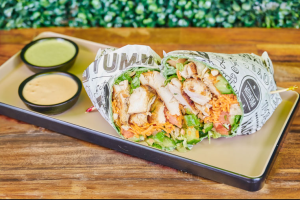 grilled chicken wrap