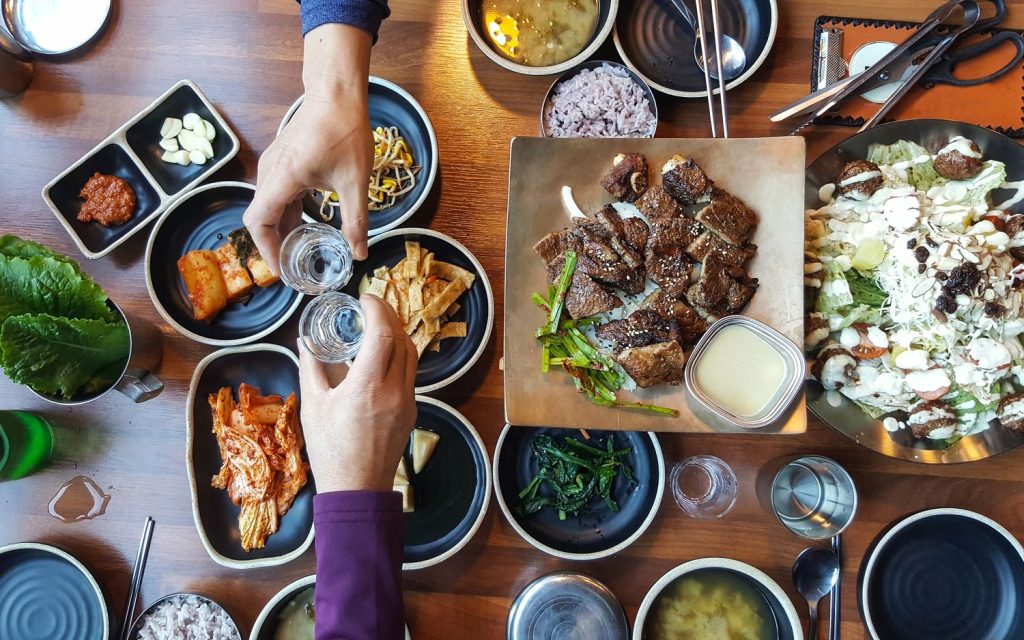 Traditional Korean Food and Alcohol