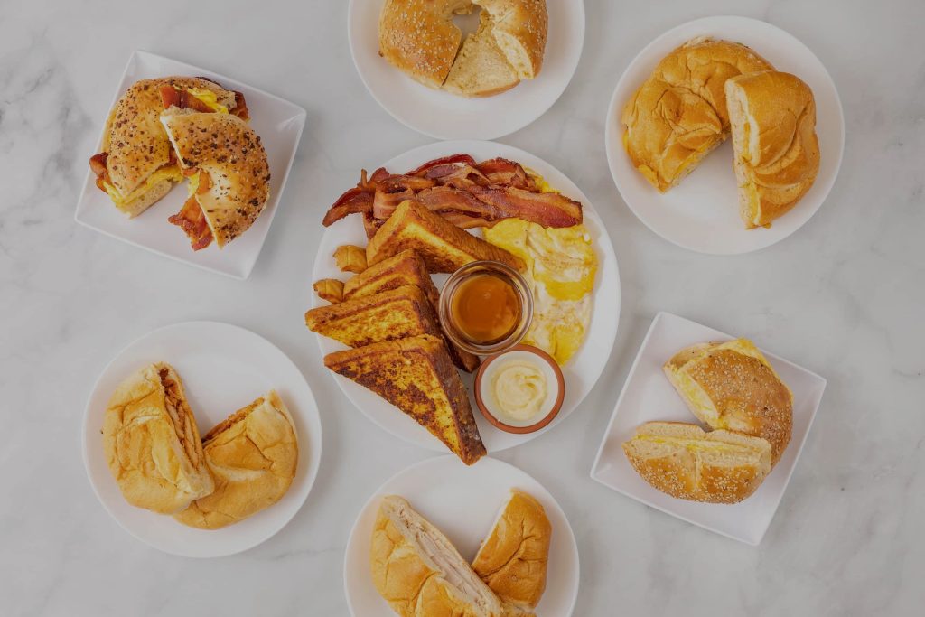 Bagels and deli food