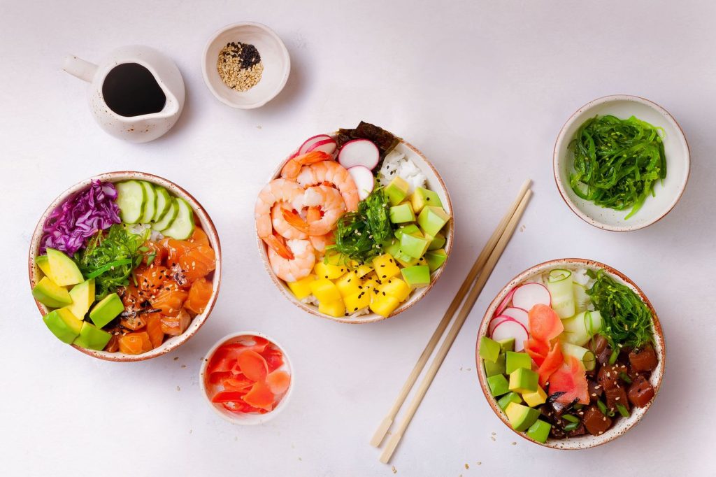 Hawaiian Poke Bowls