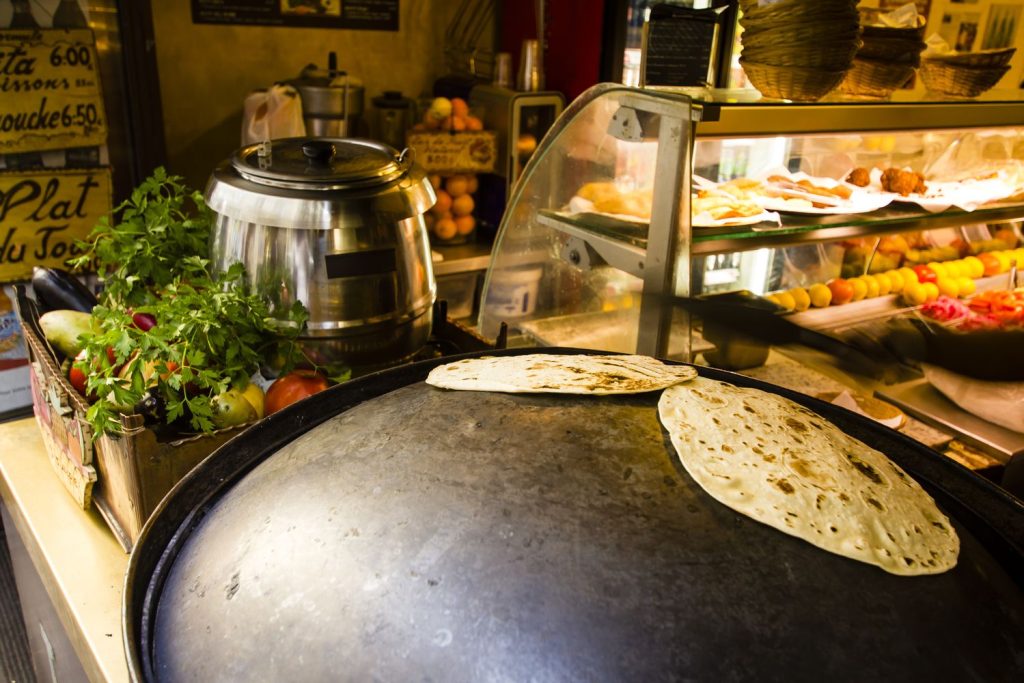 Making Naan Making Naan