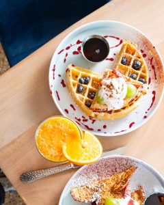 Banana Berry & Cream Waffle Banana Berry & Cream Waffle