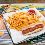 Hot Dog with Fries Hot Dog with Fries