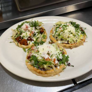 Carne Enchilada Sopes
