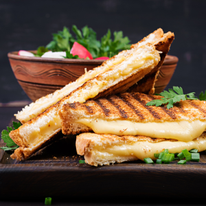 Bagel Grilled Cheese