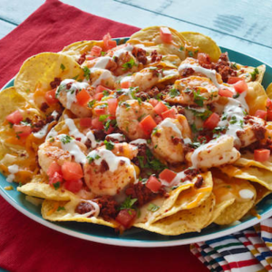 Nachos - Grilled Shrimp