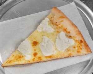 White Pizza Slice