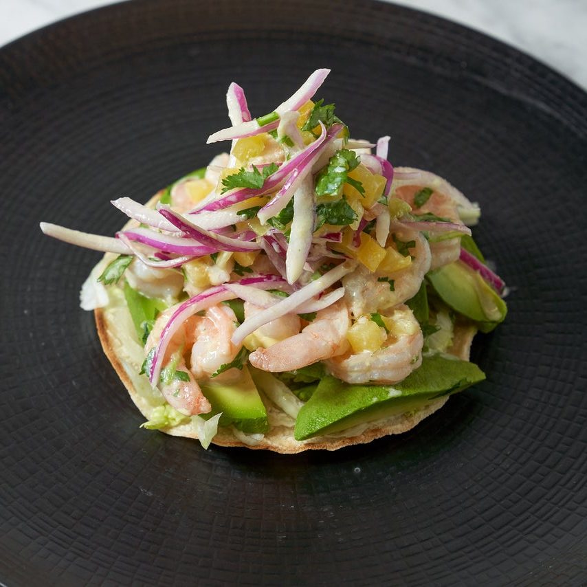 Shrimp Tostada