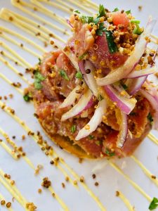 Tuna Tostada