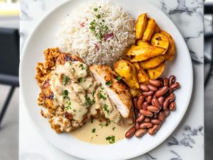 Chicken Milanesa Plate