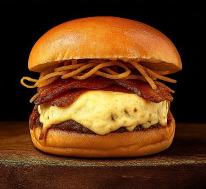 Barbecue & bacon Smashed Burger