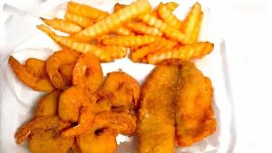 12 Shrimp 1 Fish W/Fries