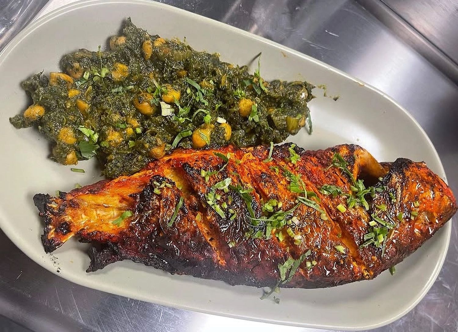 Restaurant food