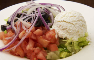 Greek Salad With Pita