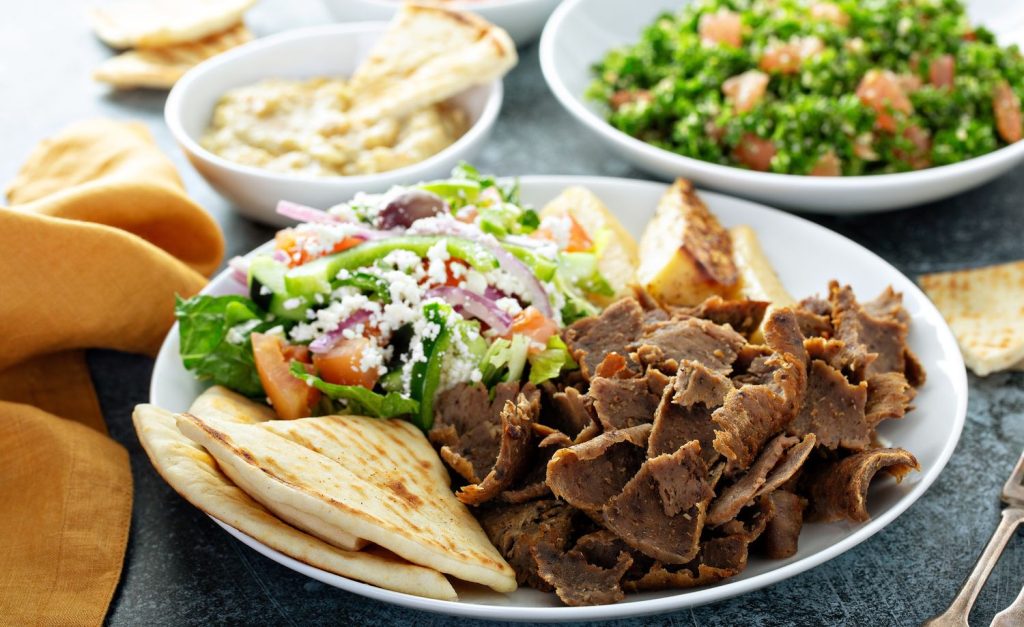 Restaurant food display