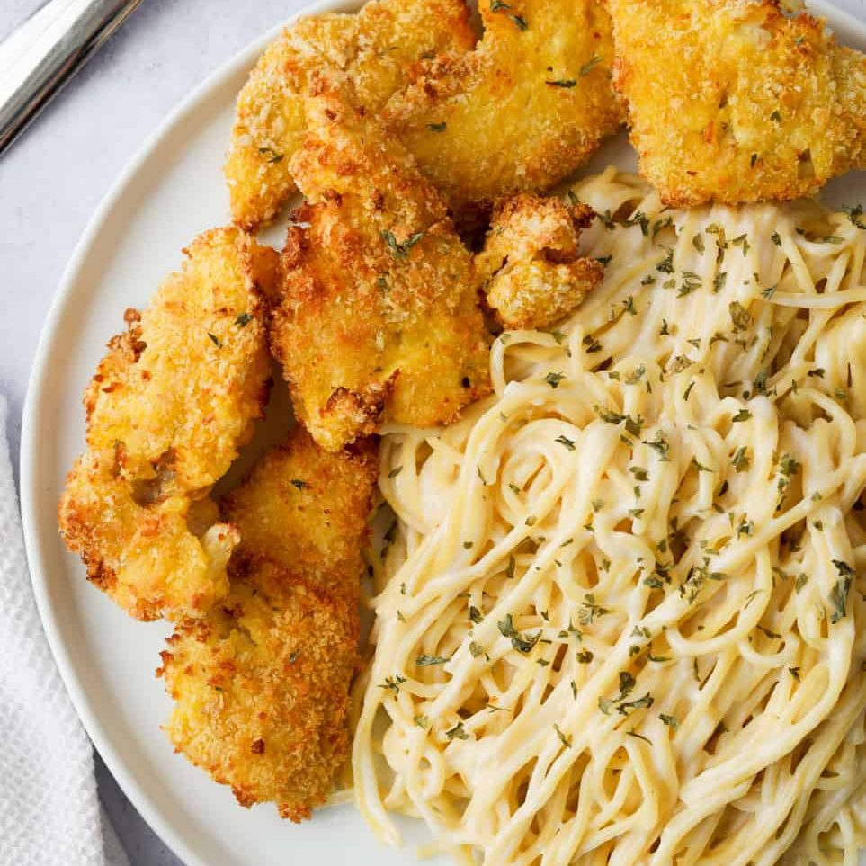 Perch Fettuccine Alfredo Perch Fettuccine Alfredo