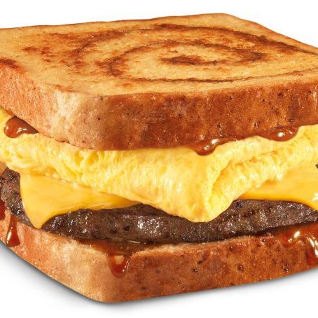 Sausage, Egg, & Cheese French Toast Sandwich Sausage, Egg, & Cheese French Toast Sandwich
