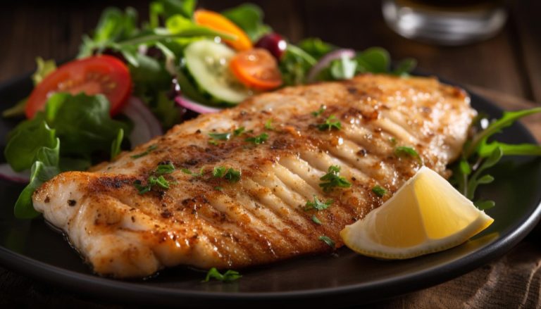 Fried Tilapia Salad