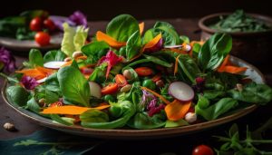 Vegetarian Salad (Come with Guacamole)