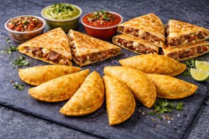2 Quesadillas & 6 Empanadas 2 Quesadillas & 6 Empanadas