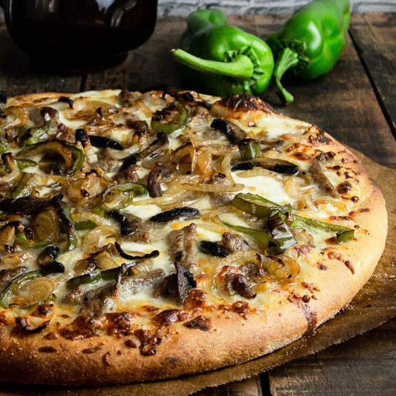 Philly Cheesesteak Pizza 12" Med Philly Cheesesteak Pizza 12" Med