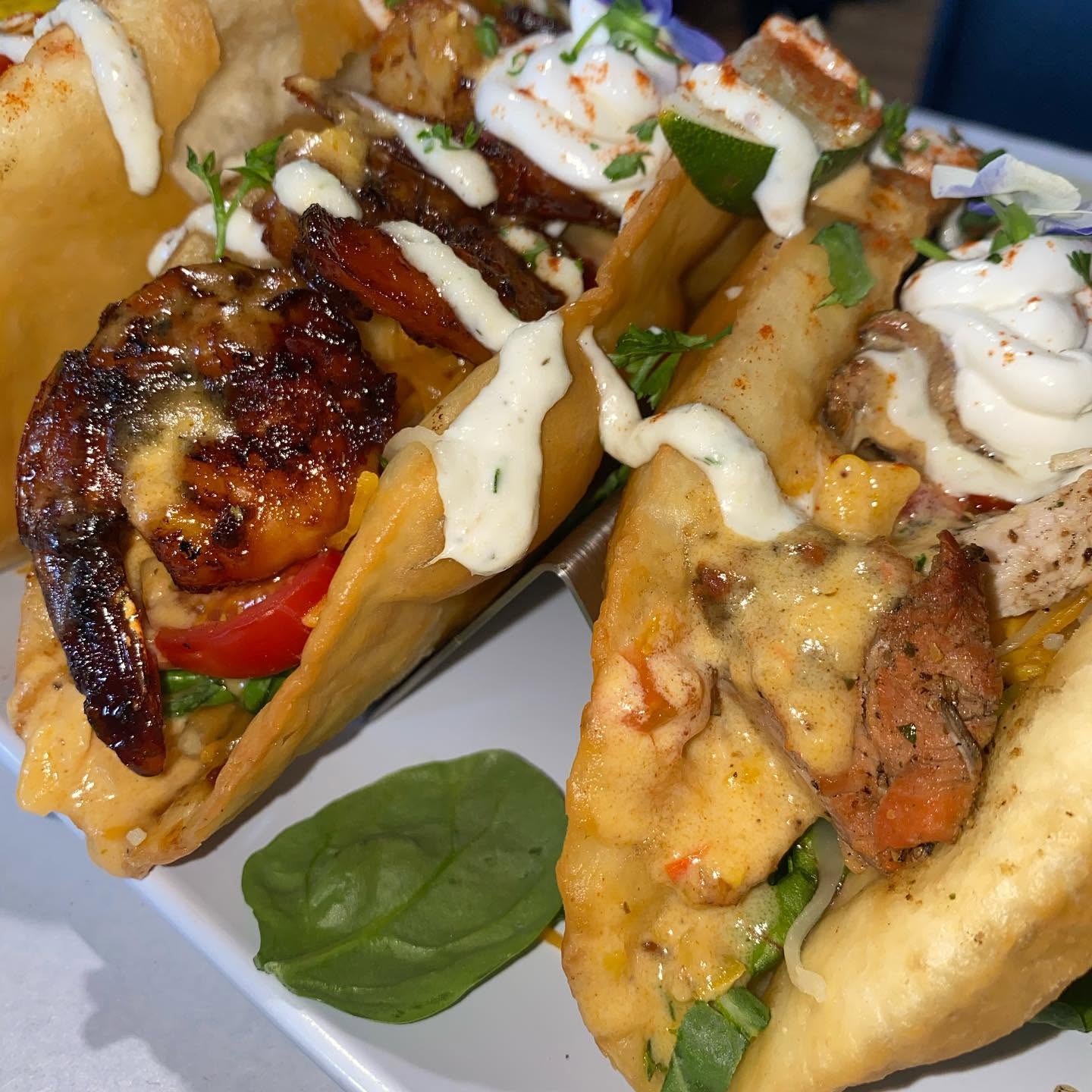 Crispy fried seafood basket from Crabbae Seafood Restaurant and Catering