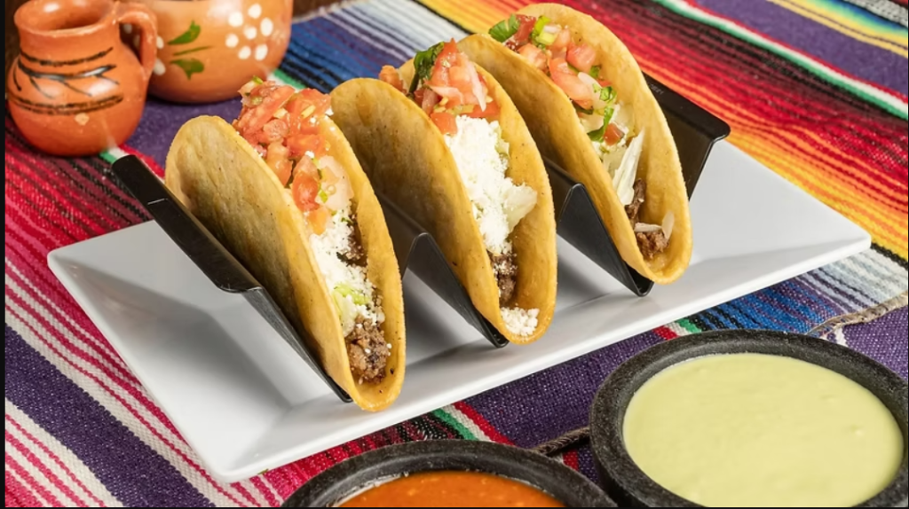 Freshly made Mexican street food specialty at Autentica Taqueria.