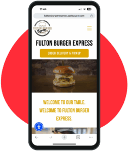 4_SEO-Powered Website Ordering SEO-powered website ordering system designed by Sauce for local eateries.
