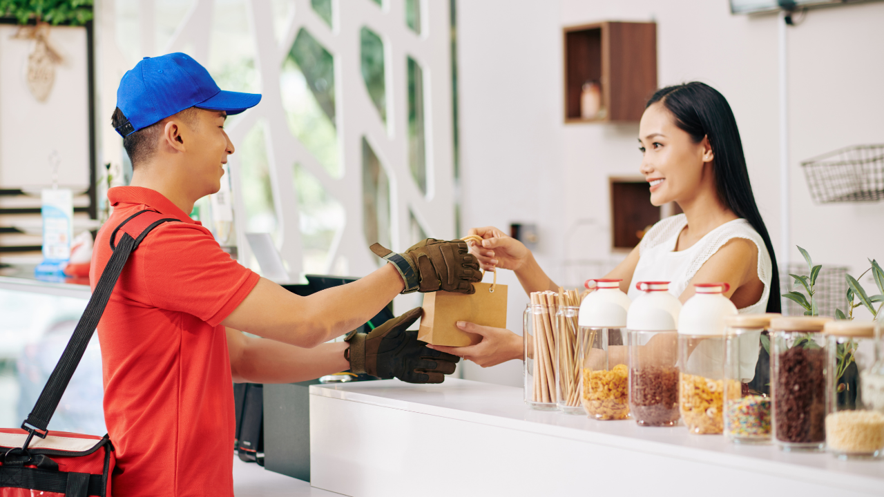 restaurant take-out counter