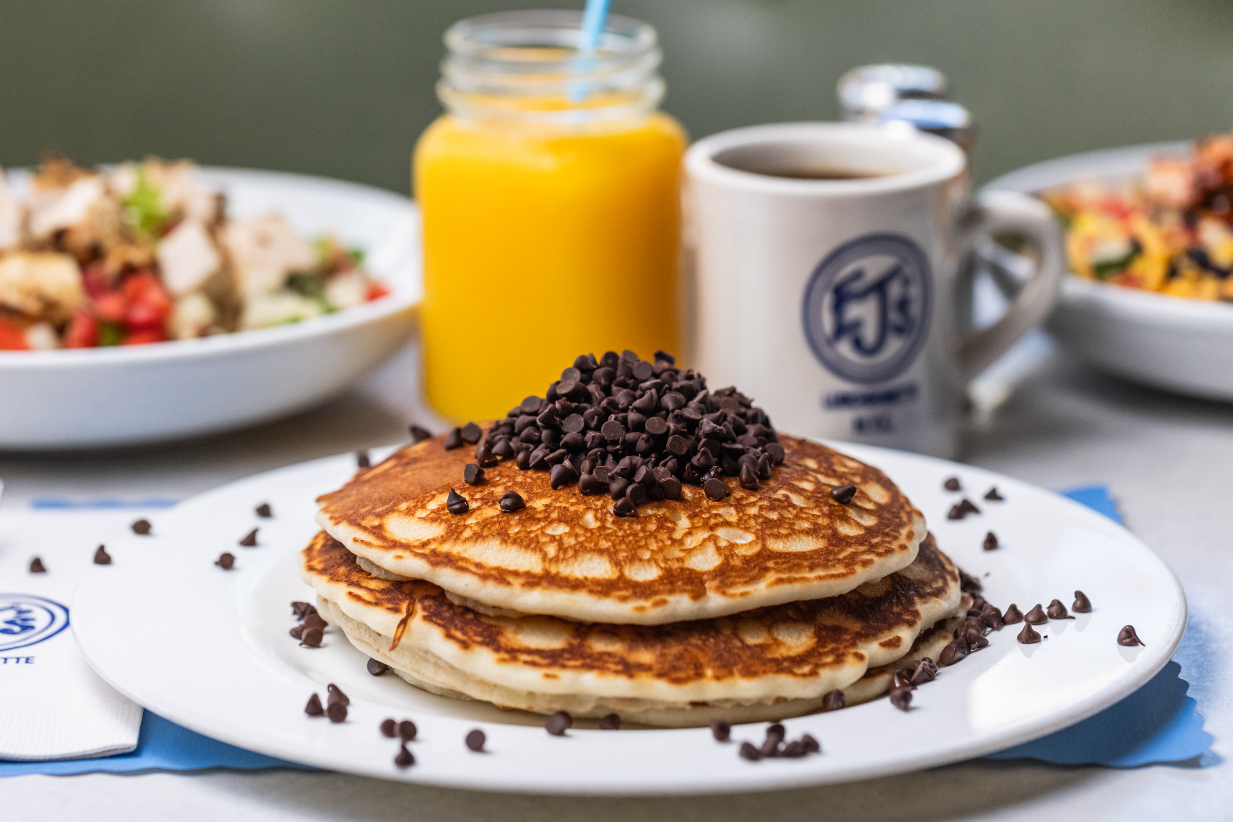 Chocolate Chip Pancakes Gone Viral