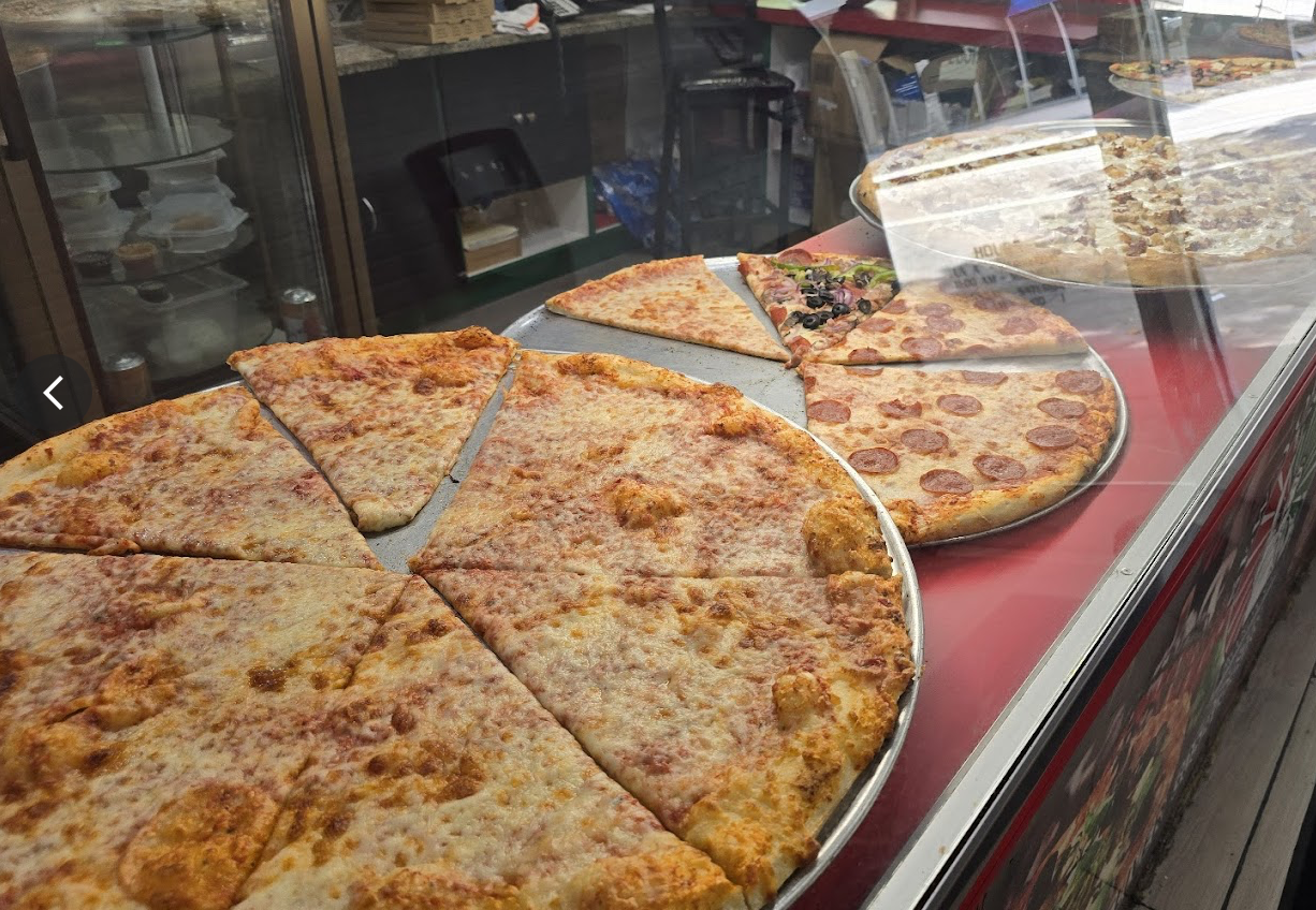Pizza counter