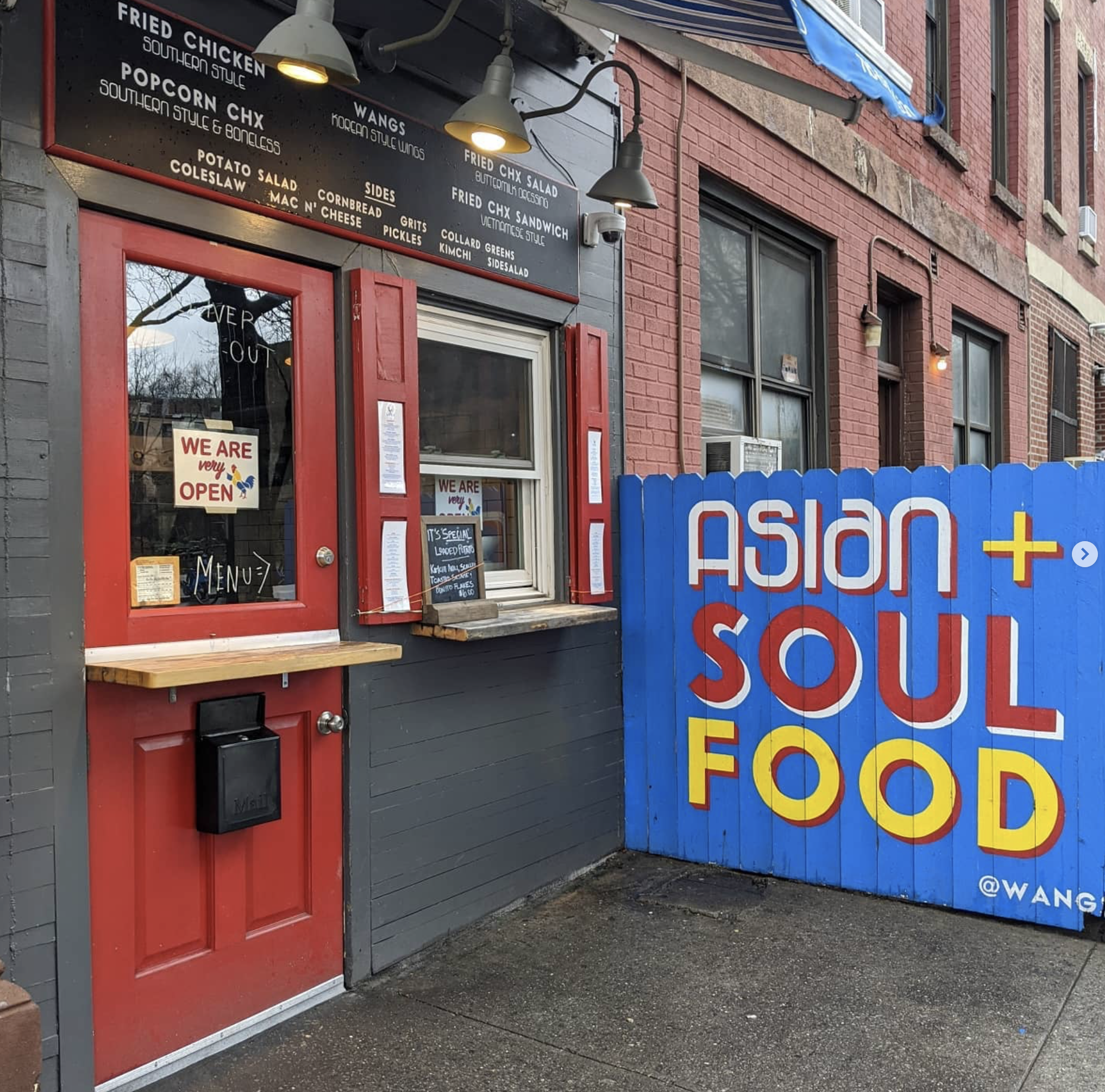 An Asian Soul Food Banner in Brooklyn