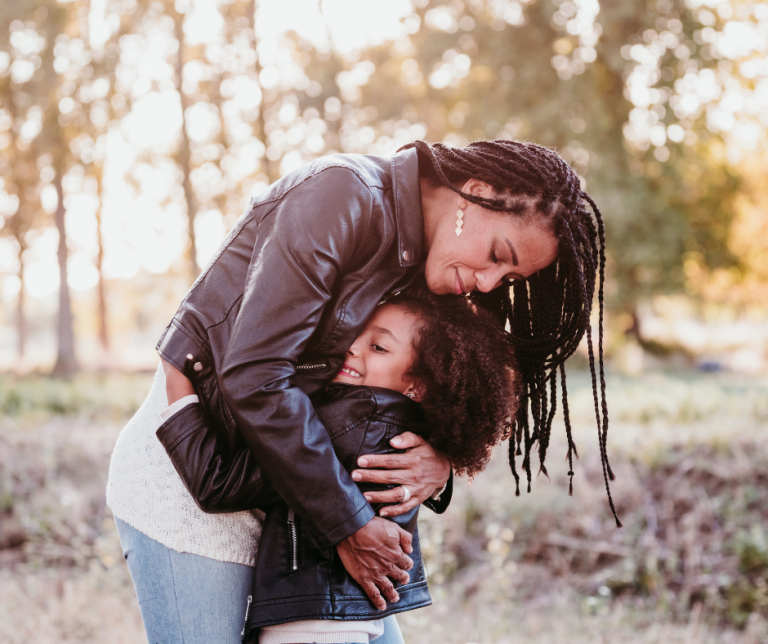 mom and child