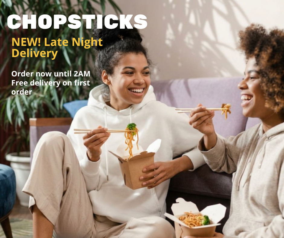 social media post for chinese restaurant late night deli