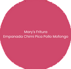 logo Mary's Fritura Empanada Chimi Pica Pollo Mofongo